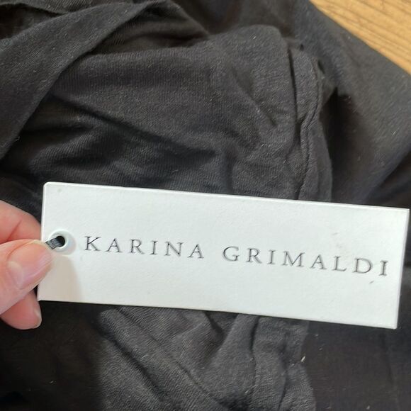 KARINA GRIMALDI BELL BOTTOM PANTS.  FULLY LINED IN BLACK.  NEW - Picture 11 of 12